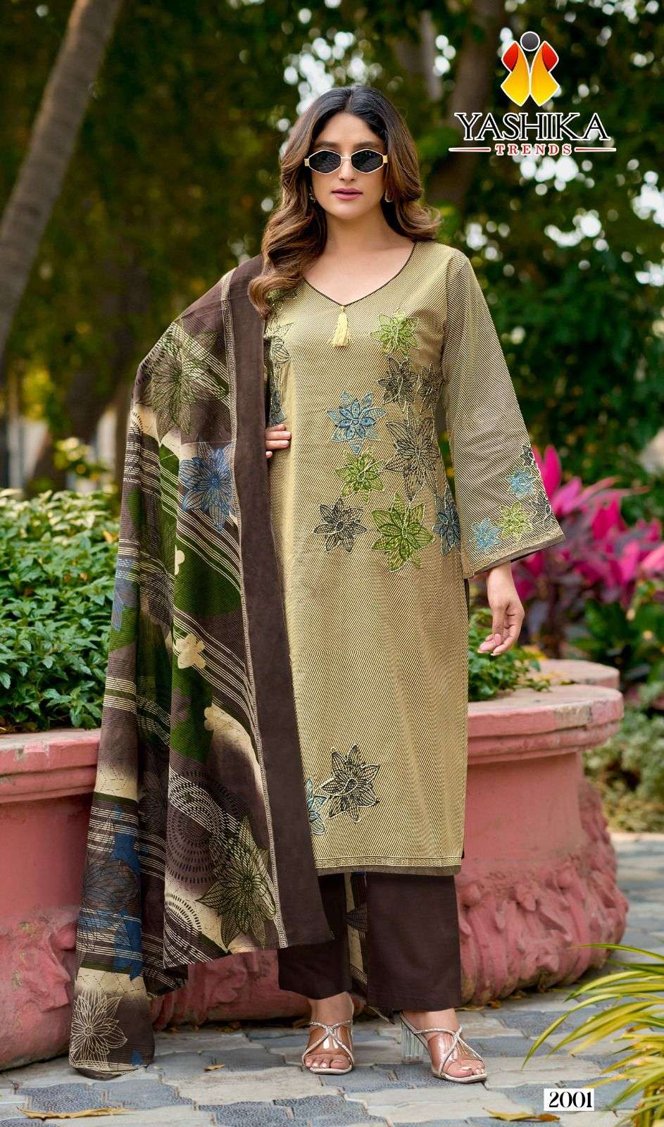 YASHIKA TRENDS MAYISHA VOL 2 COTTON DIGITAL PRINTS WITH FANCY WORK SUITS 