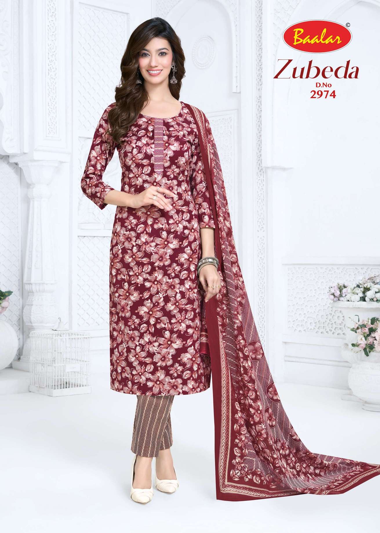 BAALAR ZUBEDA VOL 29 COTTON PRINTED LADIES SALWAR SUIT