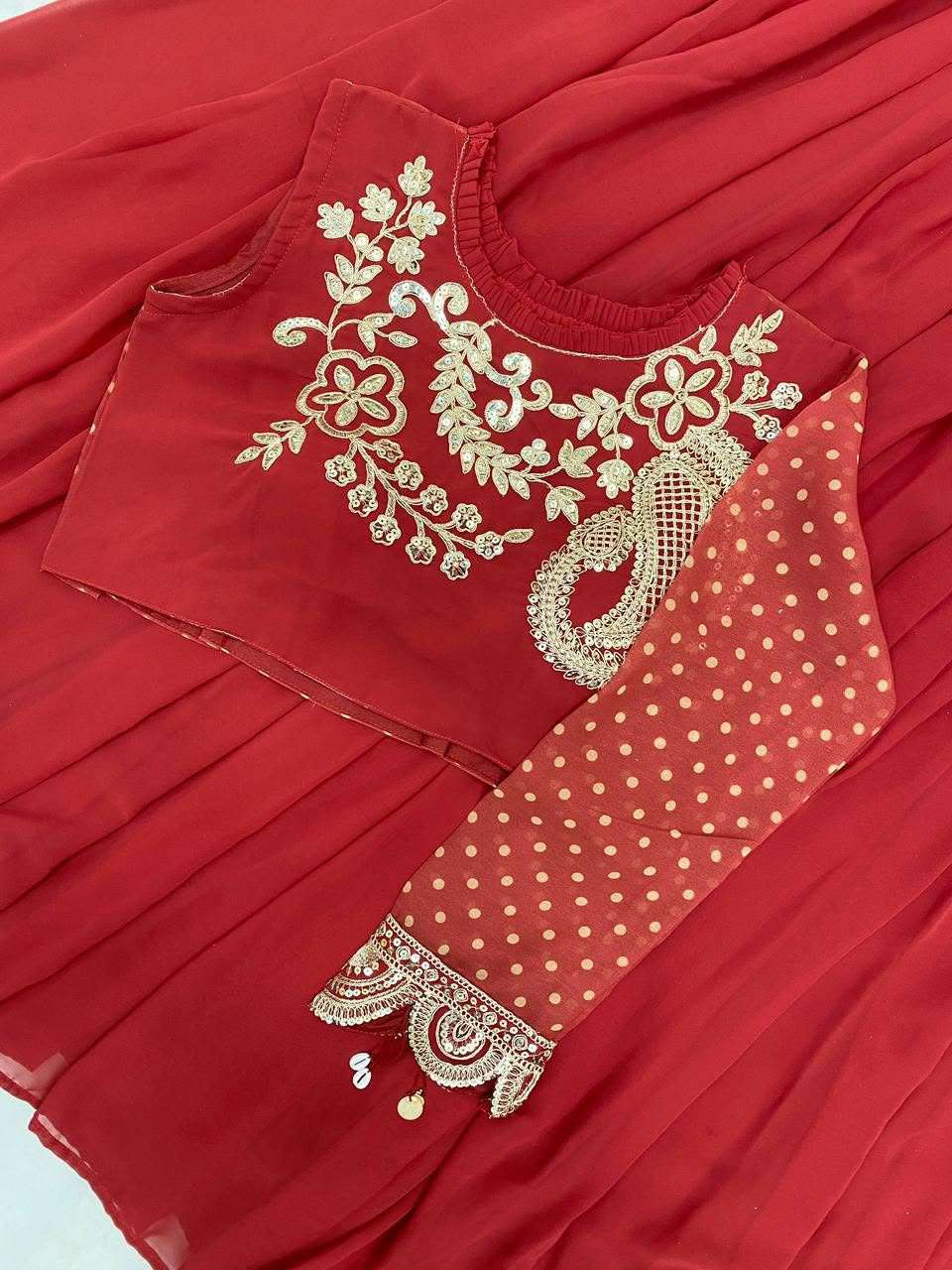 BE 400 GEORGETTE DESIGNER WEAR EMBROIDERED LEHENGA BLOUSE AND SHRUGE COLLECTION 