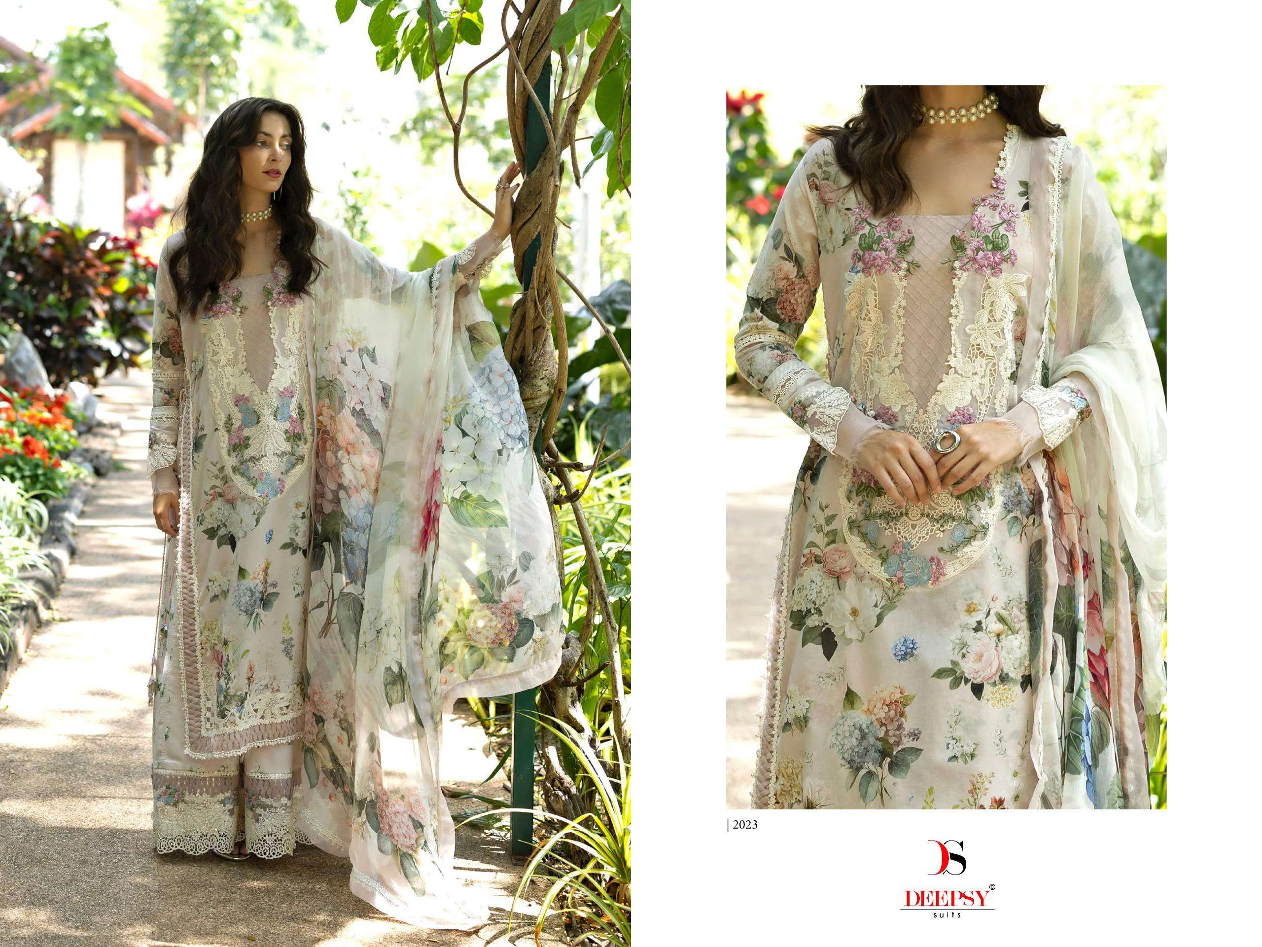 DEEPSY SUITS ELAF SIGNATURE VOL 2 COTTON HEAVY PATCH EMBROIDERY WORK SUIT