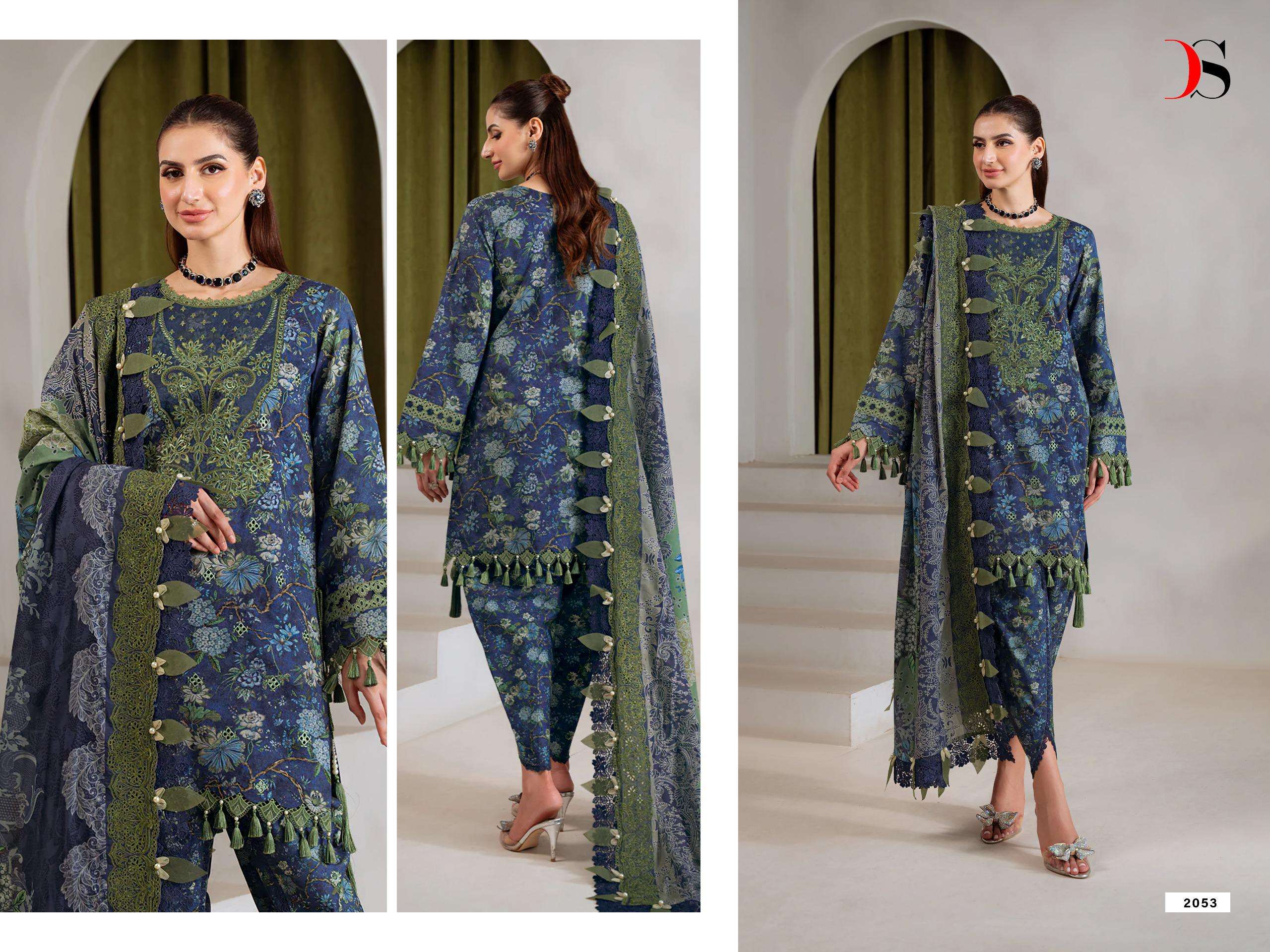 DEEPSY SUITS JADE BAGH VOL 2 COTTON HEAVY PATCH EMBROIDERY WORK SALWAR KAMEEZ 