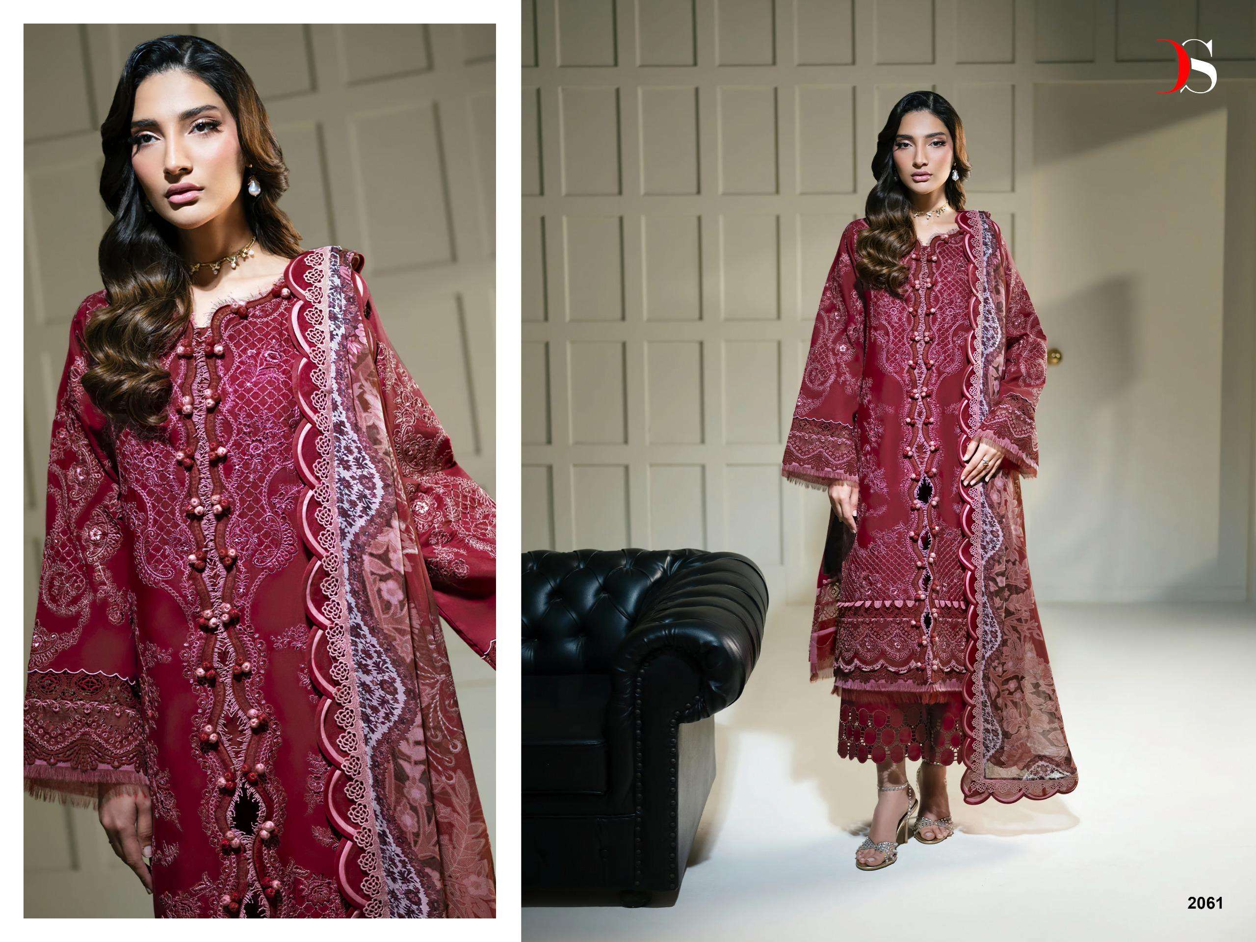 DEEPSY SUITS JADE LE PREMIER VOL 2 COTTON HEAVY PATCH EMBROIDERY WORK SALWAR KAMEEZ 