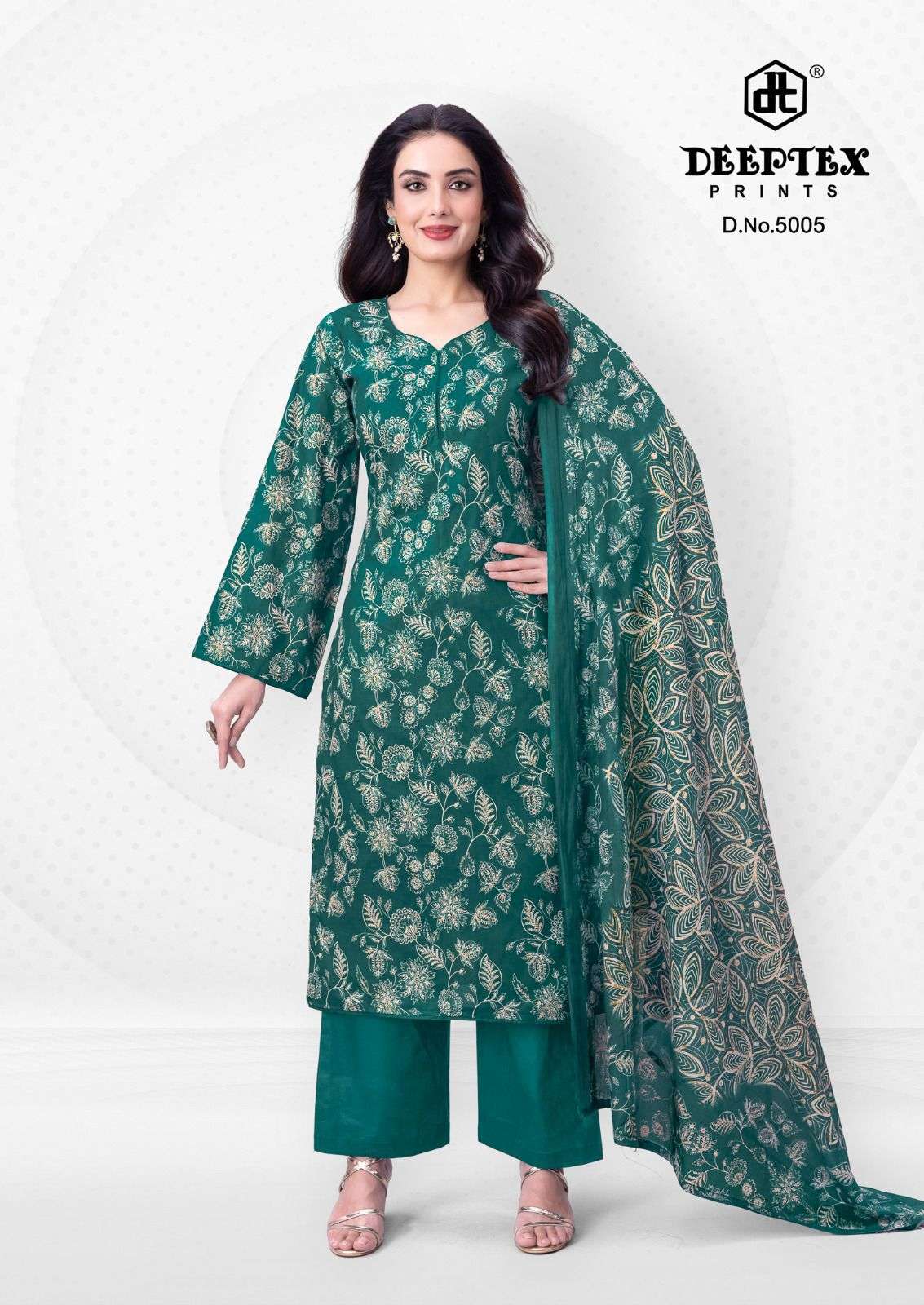DEEPTEX PRINTS AALIA AFREEN VOL 5 LAWN COTTON DIGITAL PRINTS SALWAR SUIT