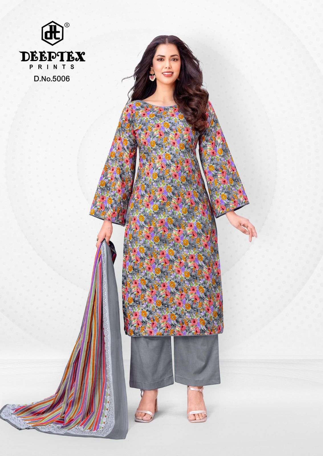 DEEPTEX PRINTS AALIA AFREEN VOL 5 LAWN COTTON DIGITAL PRINTS SALWAR SUIT
