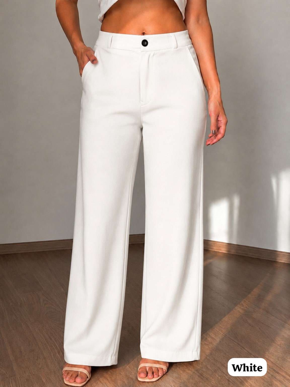 INLI THE KOREAN STYLE PANTS IMPORTED FABRIC FANCY LADIES BOTTOM WEAR COLLECTION 