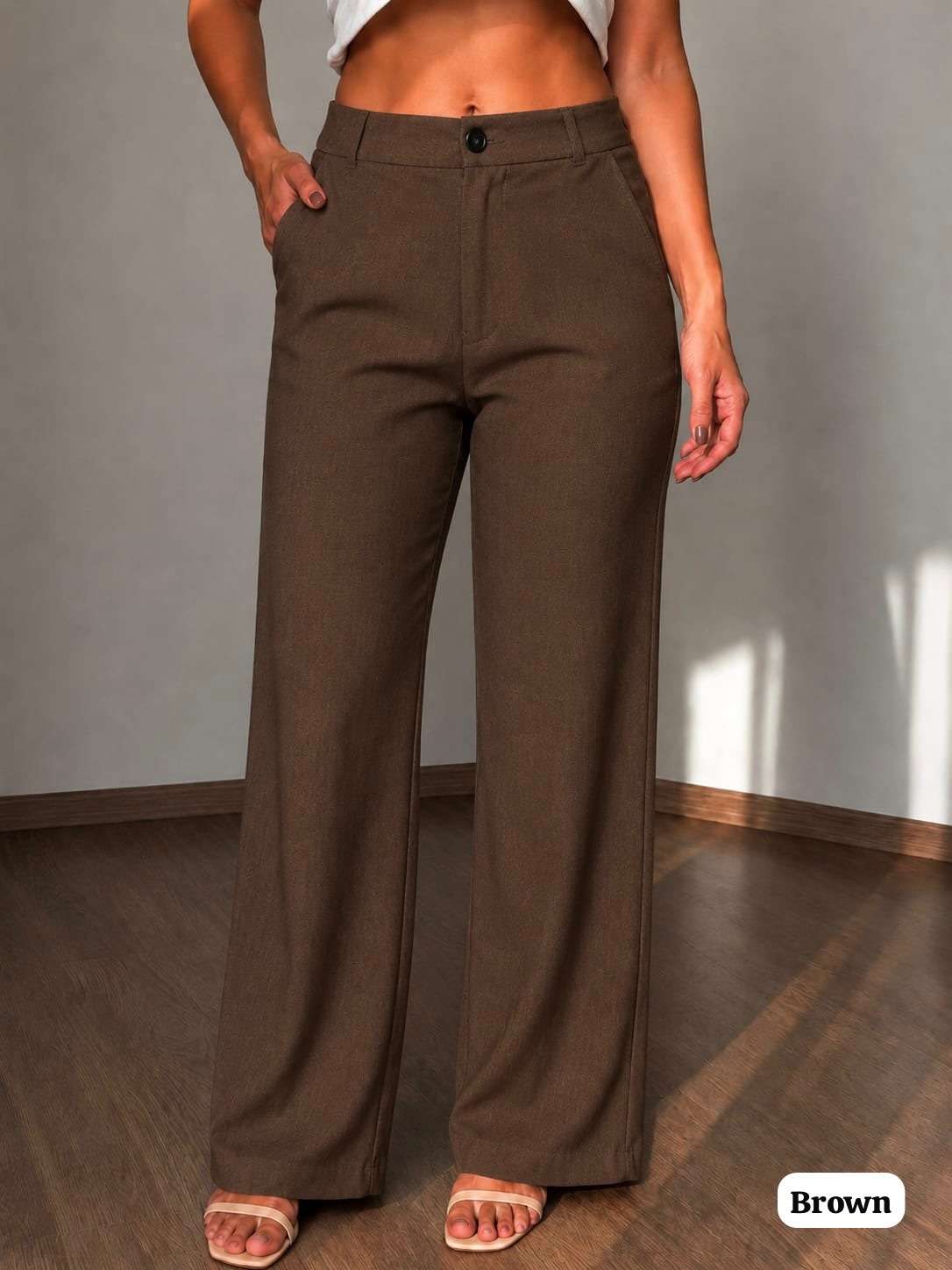 INLI THE KOREAN STYLE PANTS IMPORTED FABRIC FANCY LADIES BOTTOM WEAR COLLECTION 