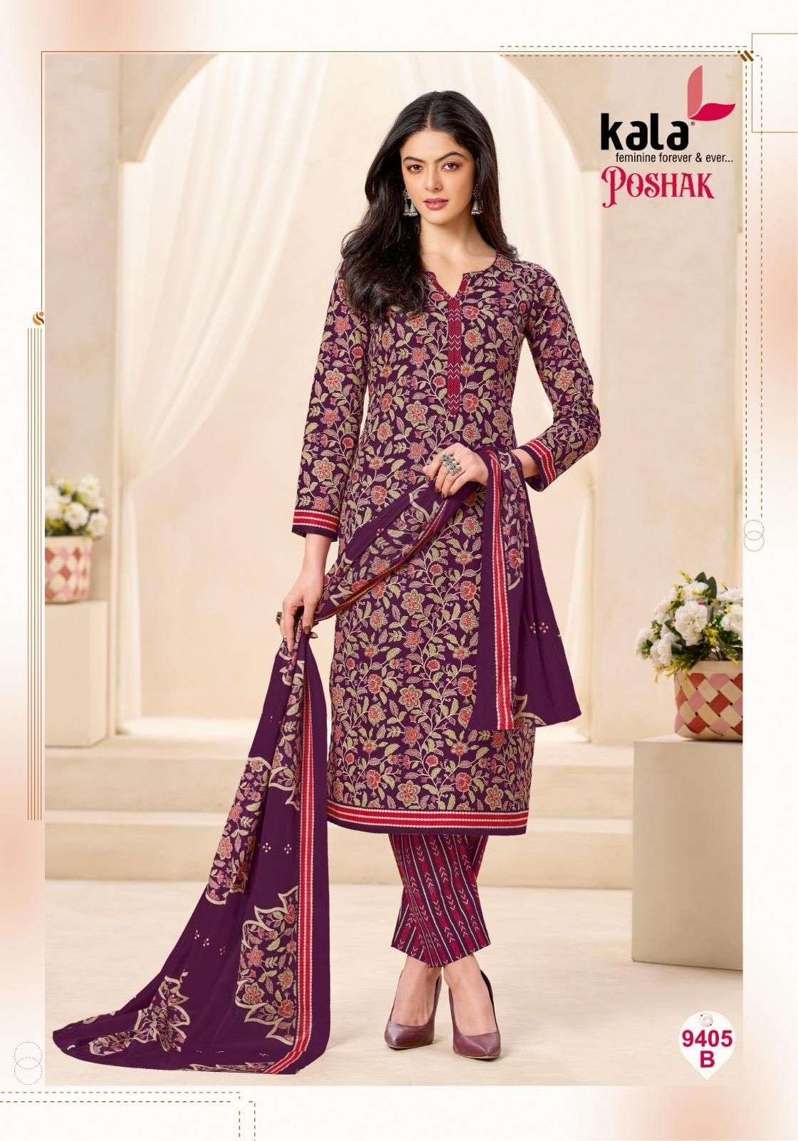 KALA FASHION POSHAK VOL 3 COTTON PRINTED SALWAR SUIT