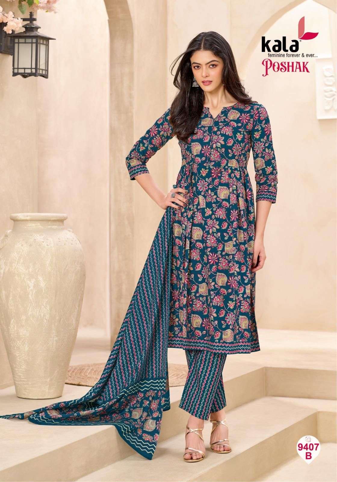 KALA FASHION POSHAK VOL 3 COTTON PRINTED SALWAR SUIT