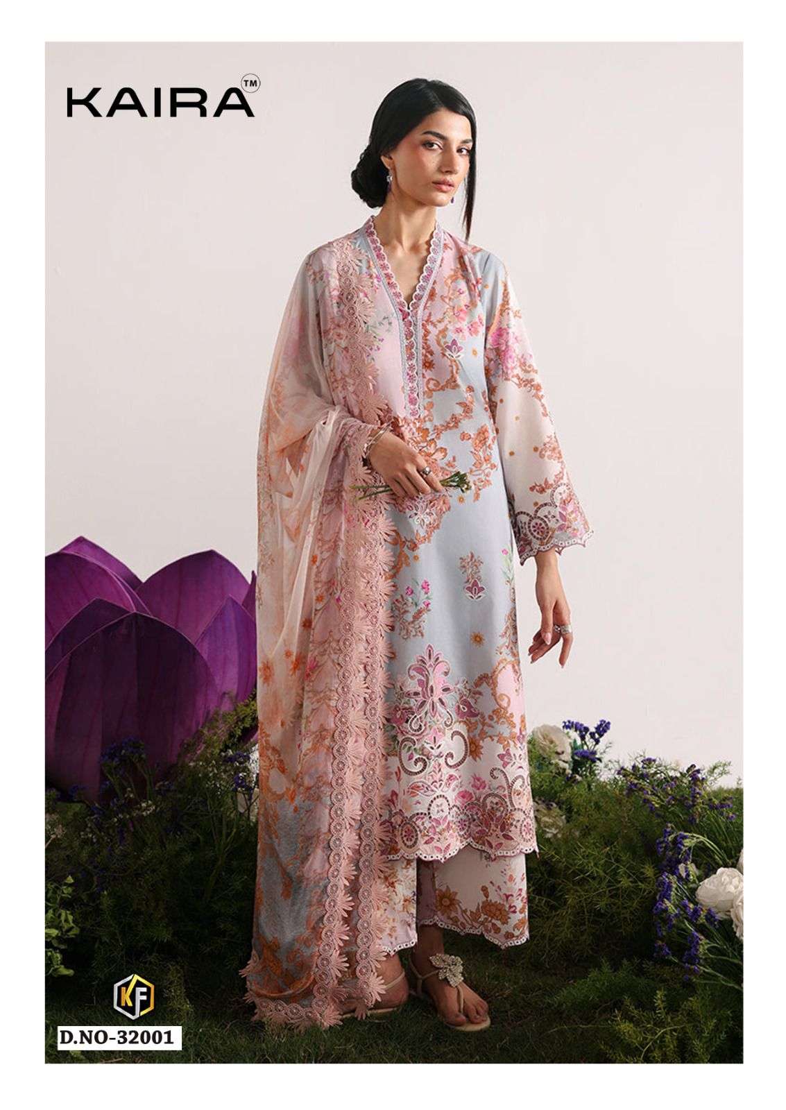 KEVAL FAB KAIRA VOL 32 LAWN COTTON DIGITAL PRINT SALWAR SUITS