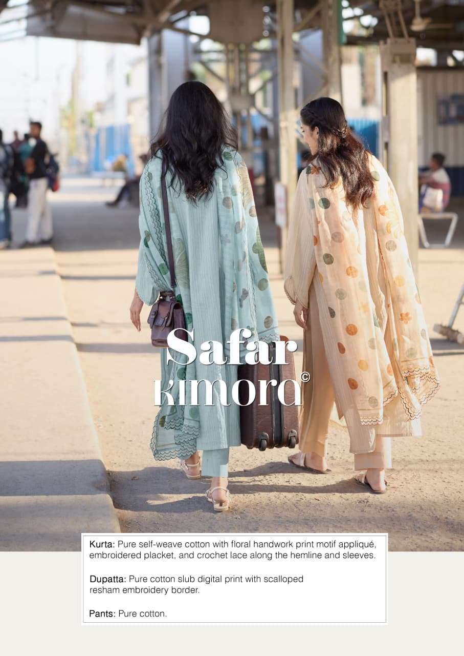 KIMORA SUIT SAFAR VOL 88 COTTON PRINT WITH FANCY EMBROIDERY WORK SUIT