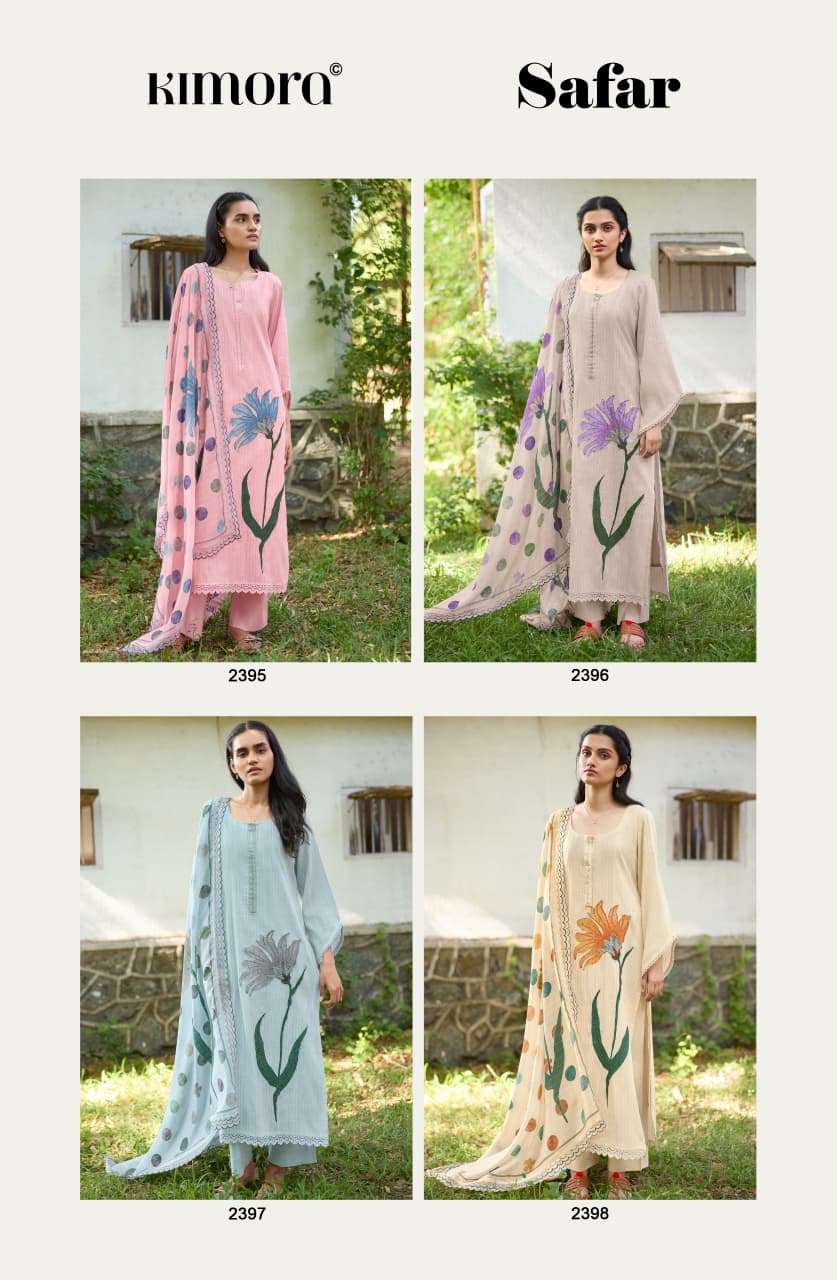 KIMORA SUIT SAFAR VOL 88 COTTON PRINT WITH FANCY EMBROIDERY WORK SUIT