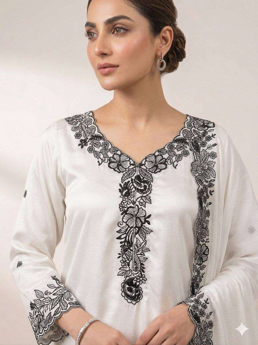 LG 2097 CREPE SEQUENCE EMBROIDERY DESIGNER WORK PAKISTANI STYLE LADIES SUIT