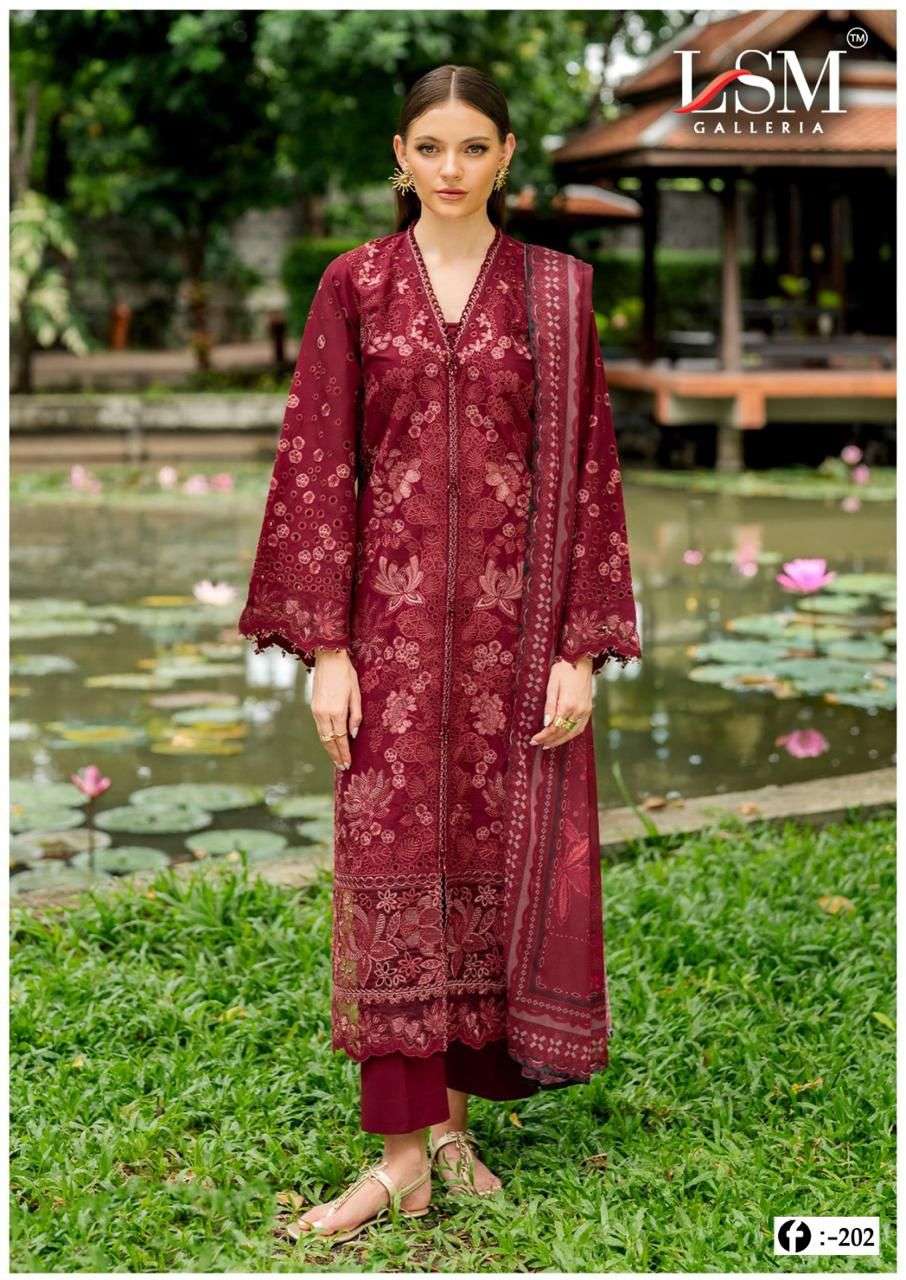 LSM GALLERIA FIRDOUS QUEEN LAWN VOL 20 LAWN COTTON DIGITAL PRINTS SALWAR SUIT