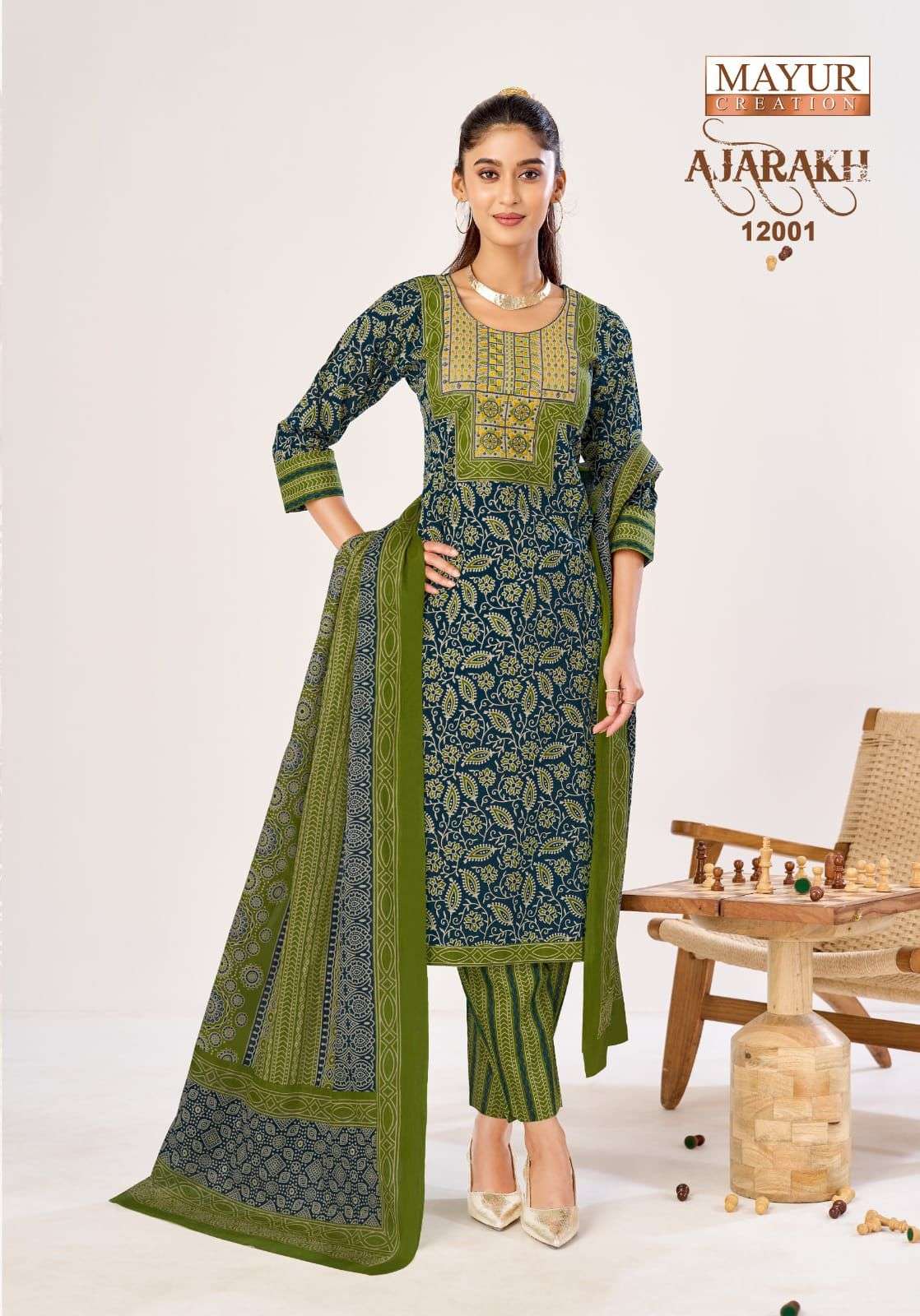 MAYUR CREATION AJARAKH VOL 12 READY MADE COLLECTION