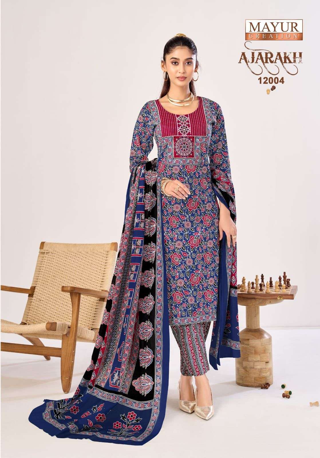 MAYUR CREATION AJARAKH VOL 12 READY MADE COLLECTION