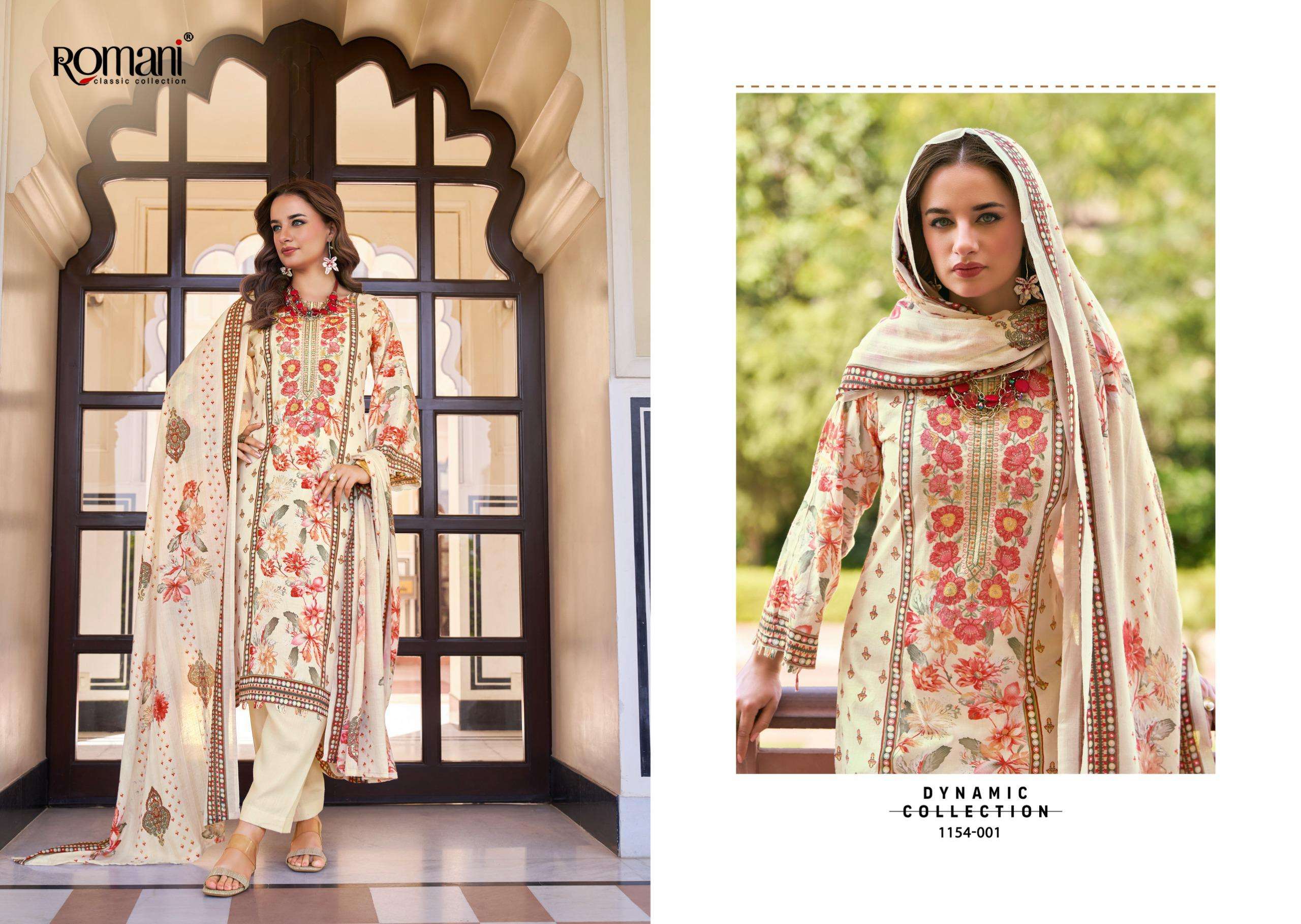 ROMANI AARZU VOL 34 COTTON DIGITAL PRINT WITH FANCY WORK SUIT