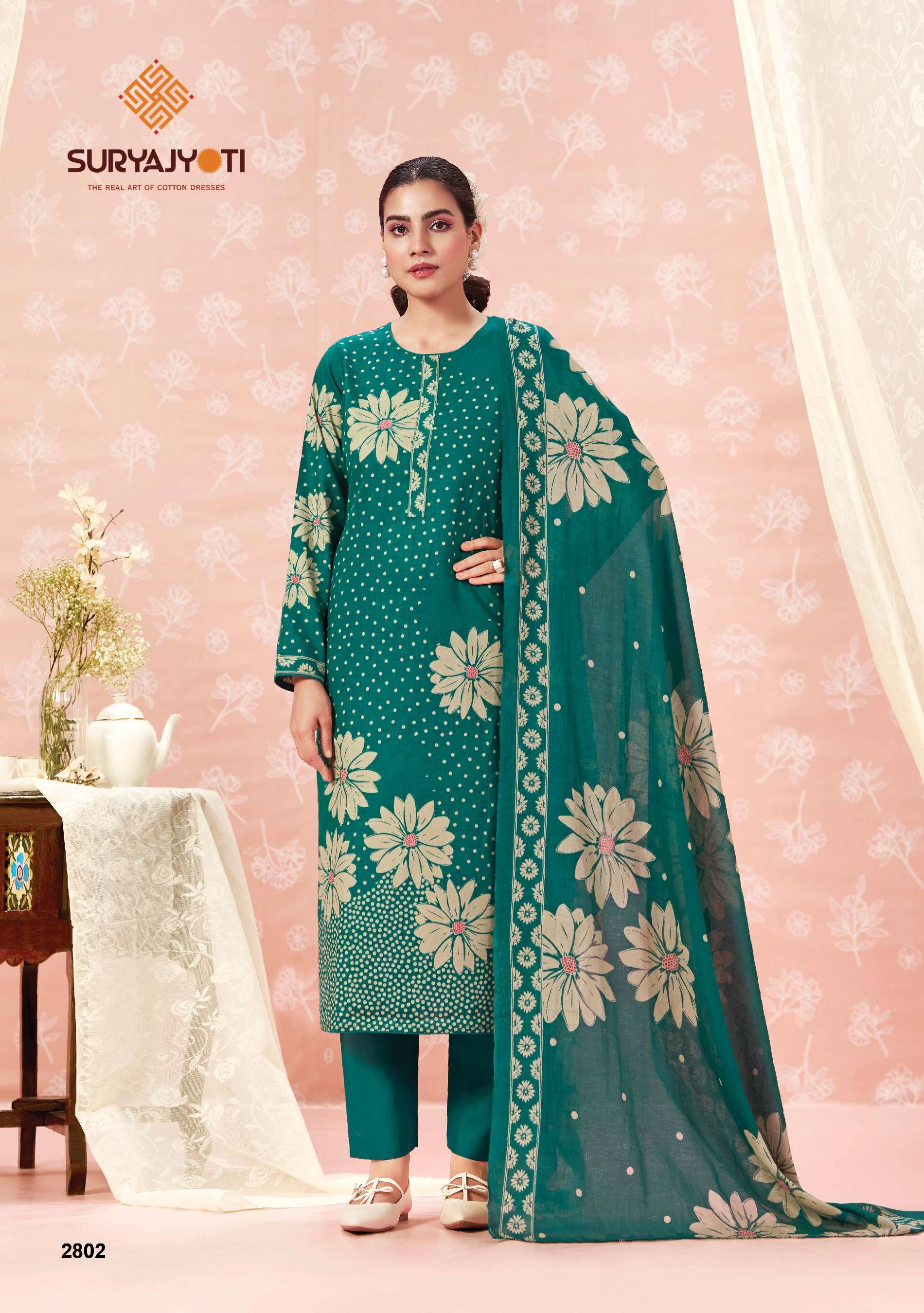 SURYAJYOTI NARGIS VOL 28 COTTON PRINTED SALWAR SUIT